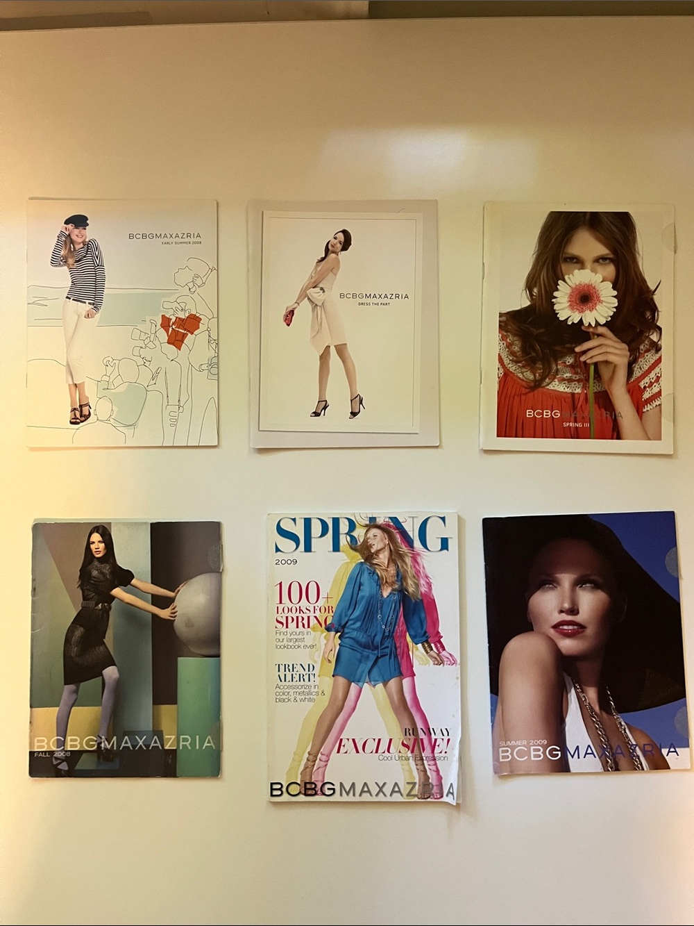 ✨📮 Vintage BCBG Max Azria Catalog Lot of 6 Designer Collectibles